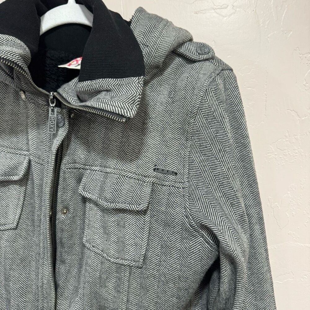 Roxy Jacket Full Zip Jacket Collared Jacket Snap … - image 2